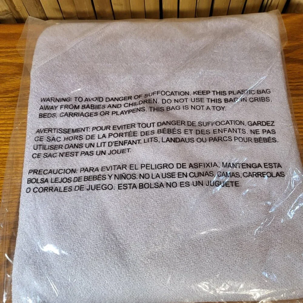 Barefoot Dreams Cozy Chic Ultra Lite Ocean Breeze Poncho One Size Ombre Violet - Picture 6 of 6